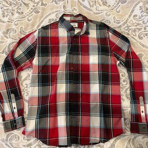 Express Plaid Button Up